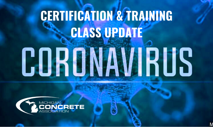 Copy of CERTIFICATION TRAINING CLASS UPDATE