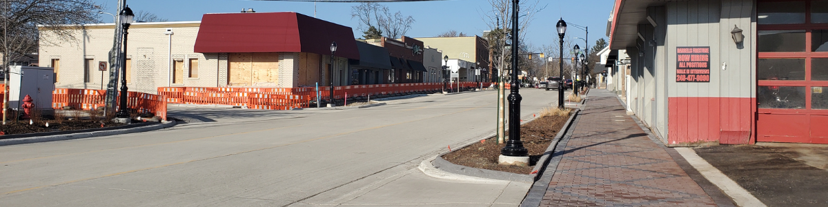 Farmington Rd Streetscape