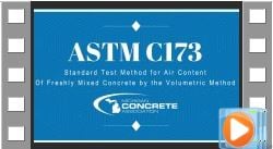 ASTM C173 - Air Content Volumetric Method (Roll-A-Meter)