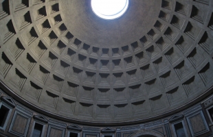 Roman Pantheon Concrete Dome